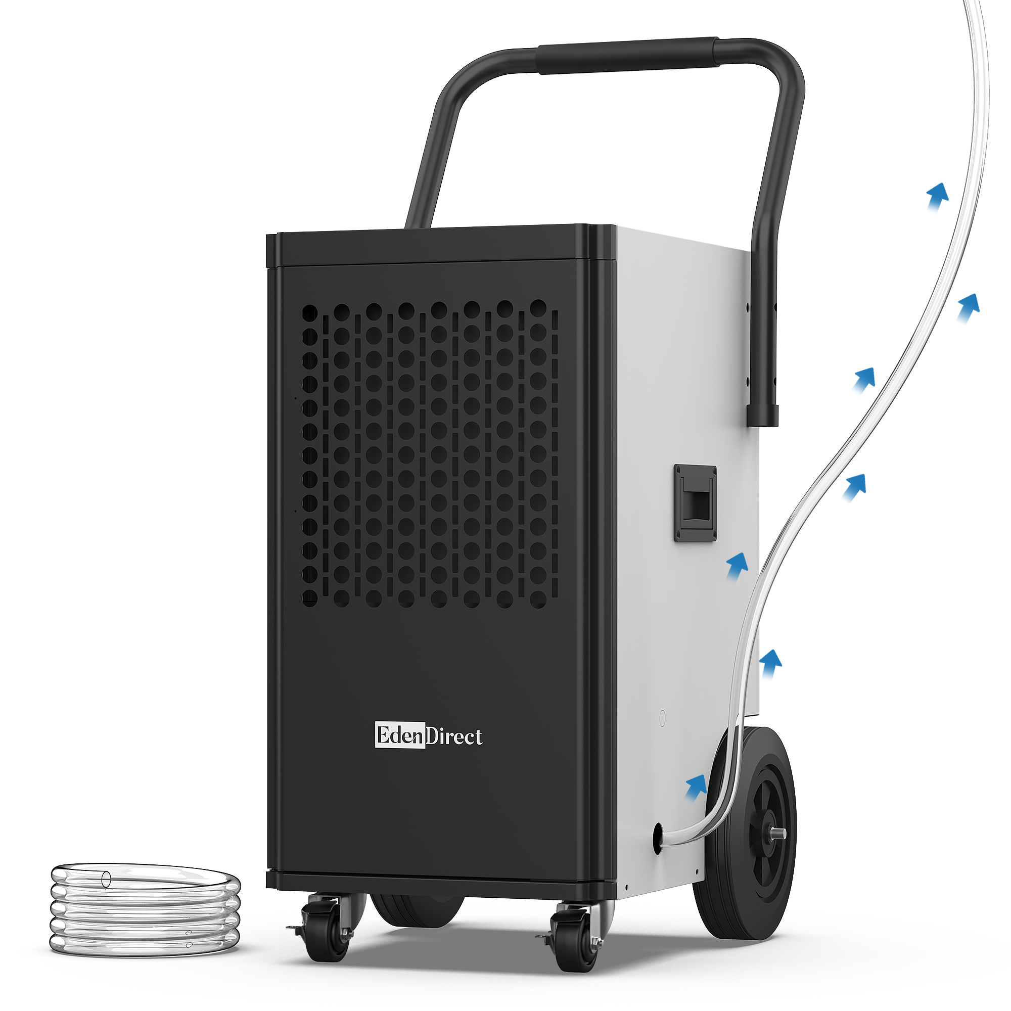 EdenDirect Industrial Dehumidifier with Pump — 150 Pints, 6,000 Sq. Ft., 350 CFM, Model# OL70-D056DW